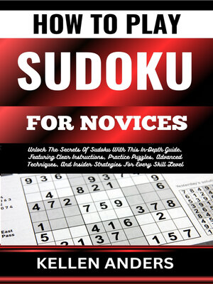 cover image of HOW TO PLAY SUDOKU FOR NOVICES